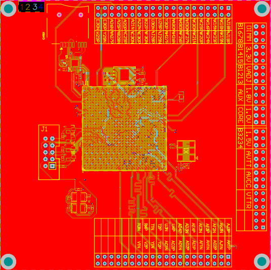 【P8】開源Xilinx Kintex-7 XC7K325T IO功能驗(yàn)證板
