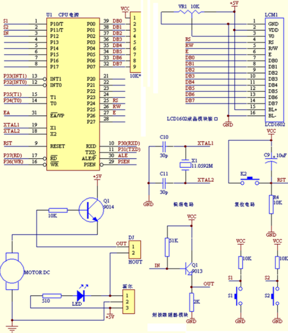 【E94】基于C51單片機(jī)的電機(jī)轉(zhuǎn)速測(cè)量系統(tǒng)