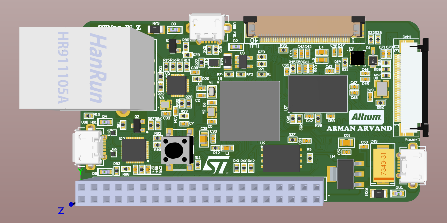 【P34】STM32F746開發(fā)板原理圖+PCB圖