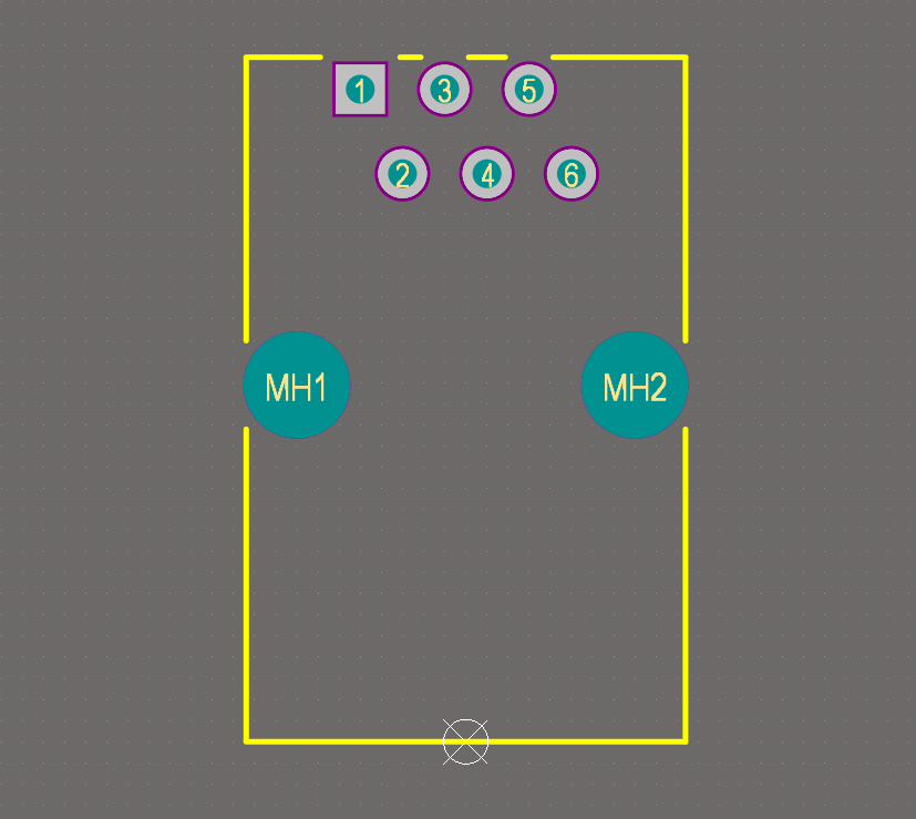 【P152】RJ45 PCB封裝庫 AD格式