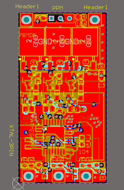 【E821】根據(jù)BLHeli畫的4層板PCB原理圖 附匯編程序