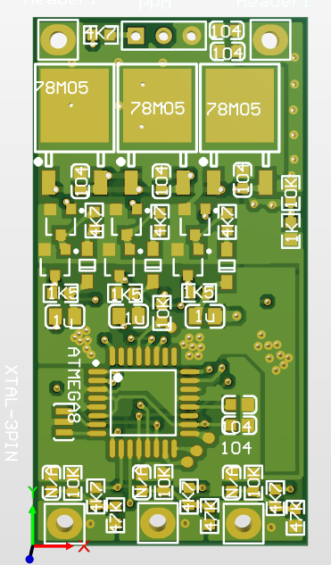 【E821】根據(jù)BLHeli畫的4層板PCB原理圖 附匯編程序