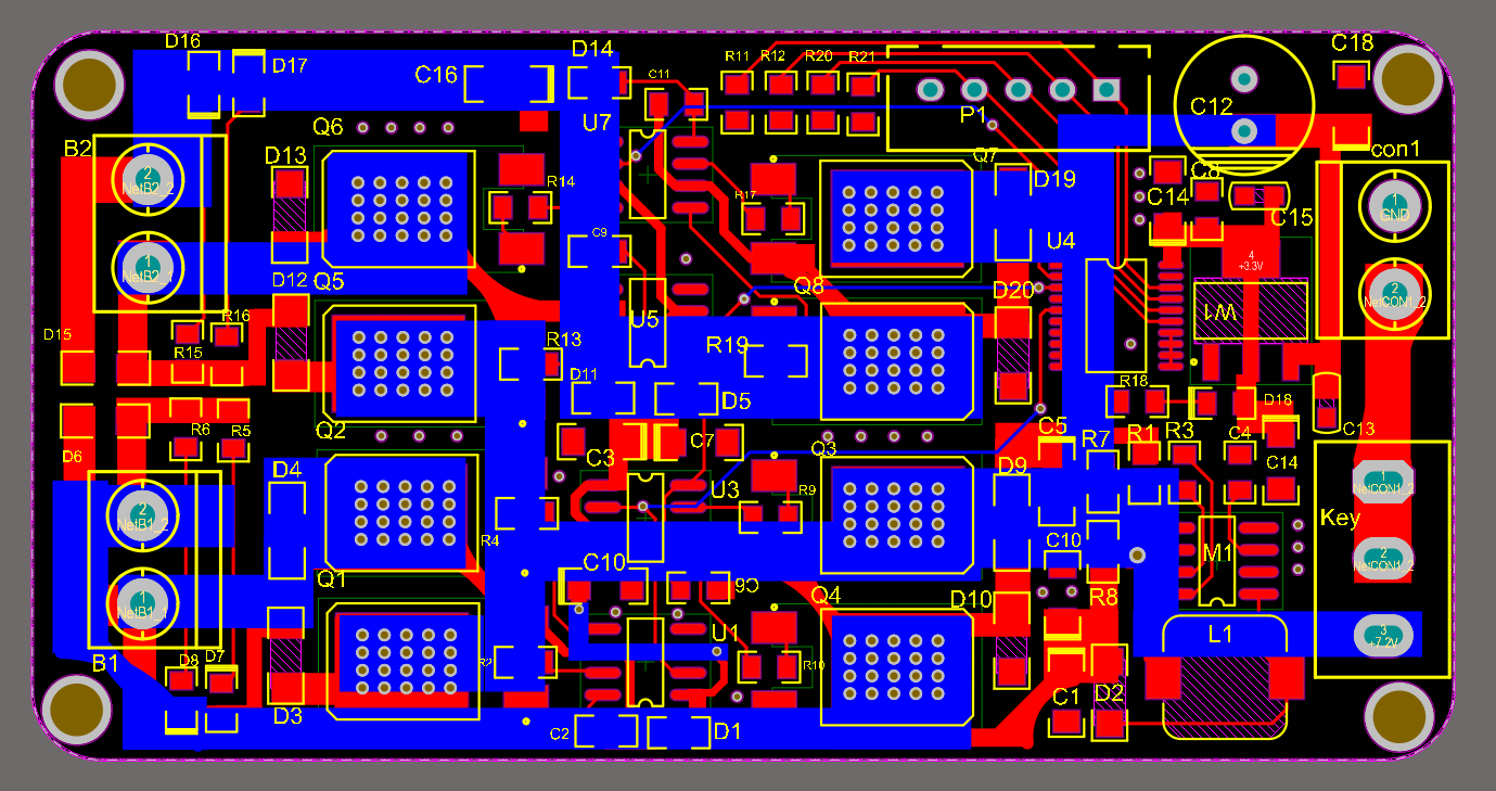 【P319】帶光電隔離的IR2104S MOS驅動電路原理圖與PCB工程文件