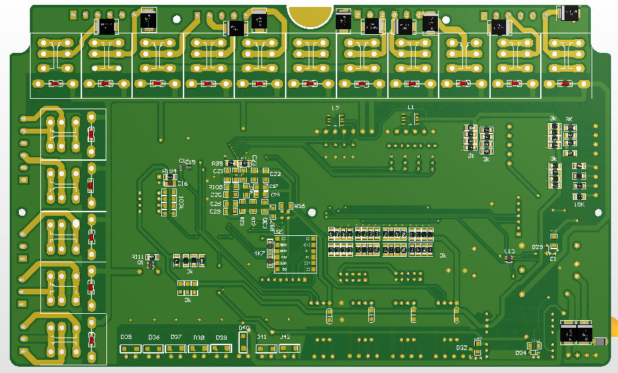 【P509】STM32F103ZET6工控板 PCB圖+原理圖