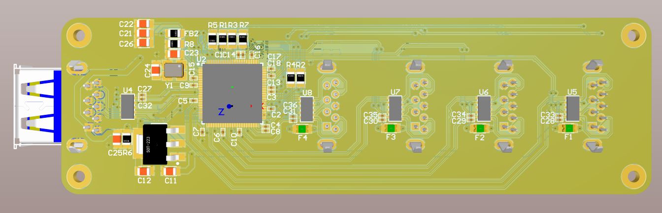 【P559】基于GL3520的HUB3.0集線器 【P559】基于GL3520的HUB3.0集線器