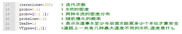 【B416】Matlab實(shí)現(xiàn)三車道交通流元胞自動(dòng)機(jī)