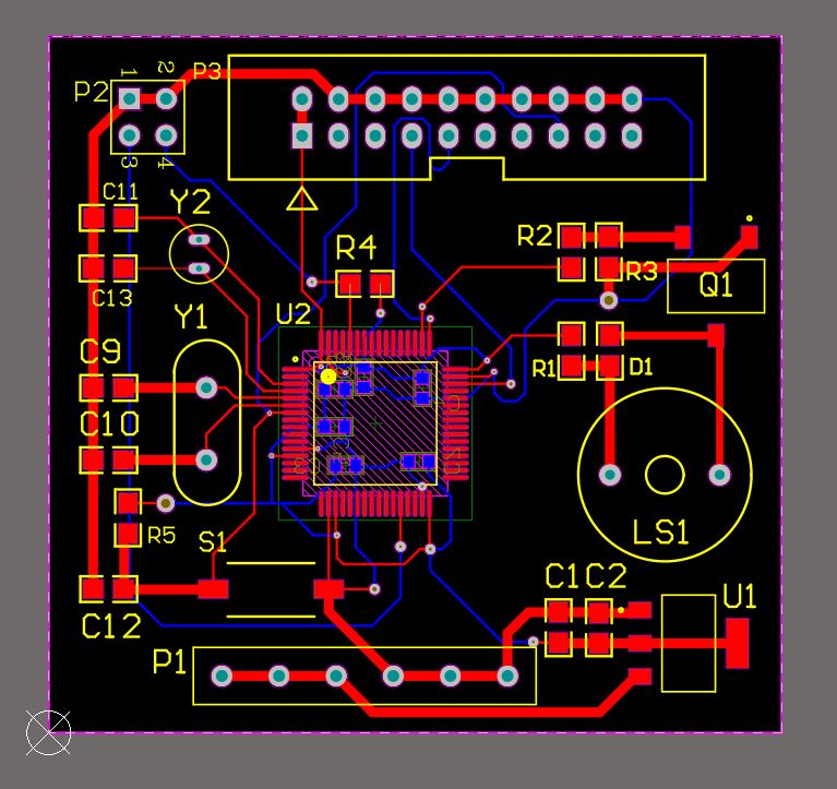 【P581】STM32蜂鳴器應(yīng)用電路原理圖PCB設(shè)計